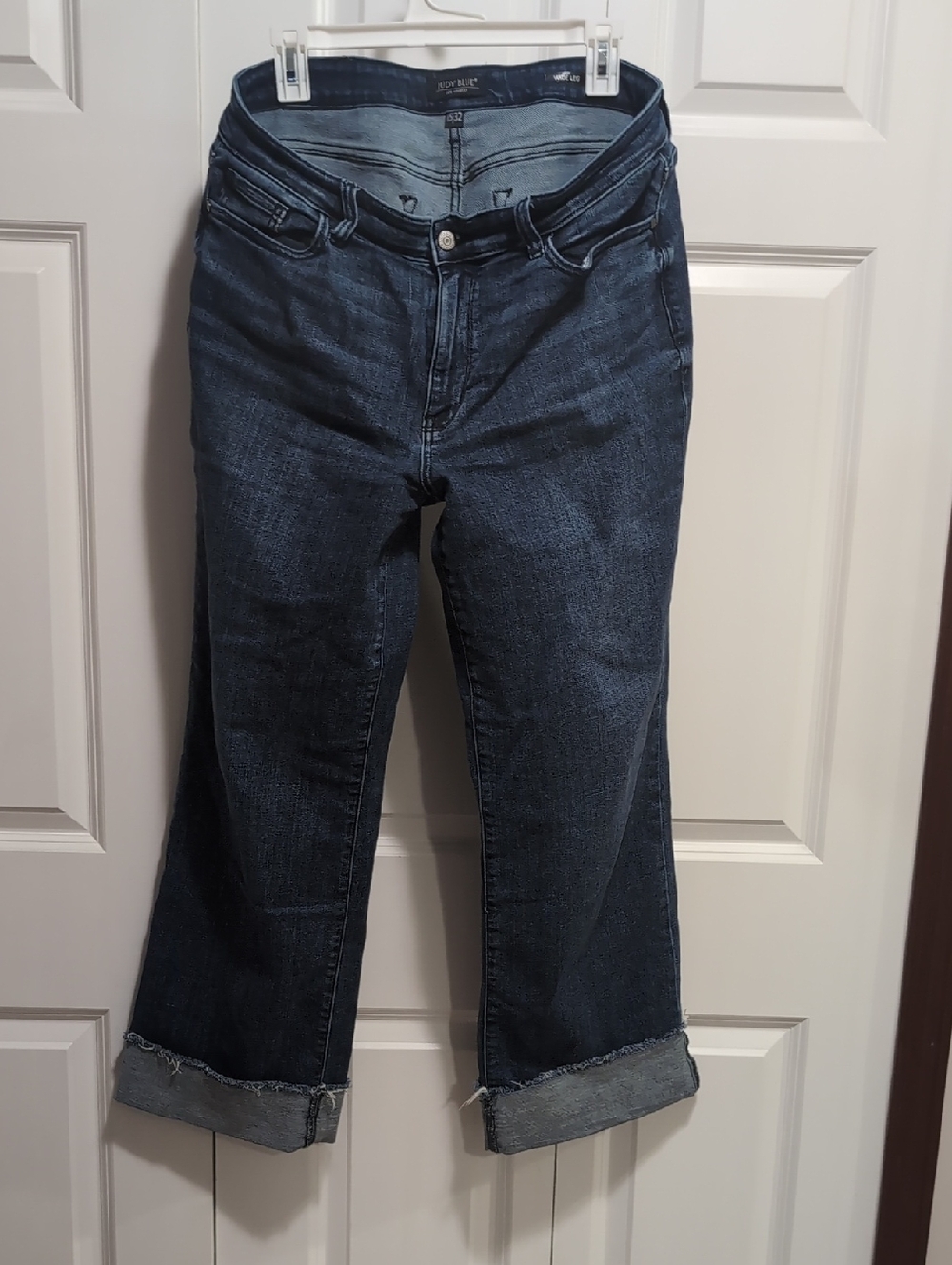 Judy Blue Dark Blue Women's Straight-Leg Jeans